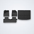 3D-Fußmatten-Set mit Kofferraummatte für den BYD Atto 2 – Produktansicht