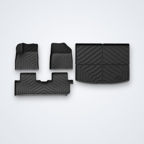 3D-Fußmatten-Set mit Kofferraummatte für den BYD Atto 2 – Produktansicht