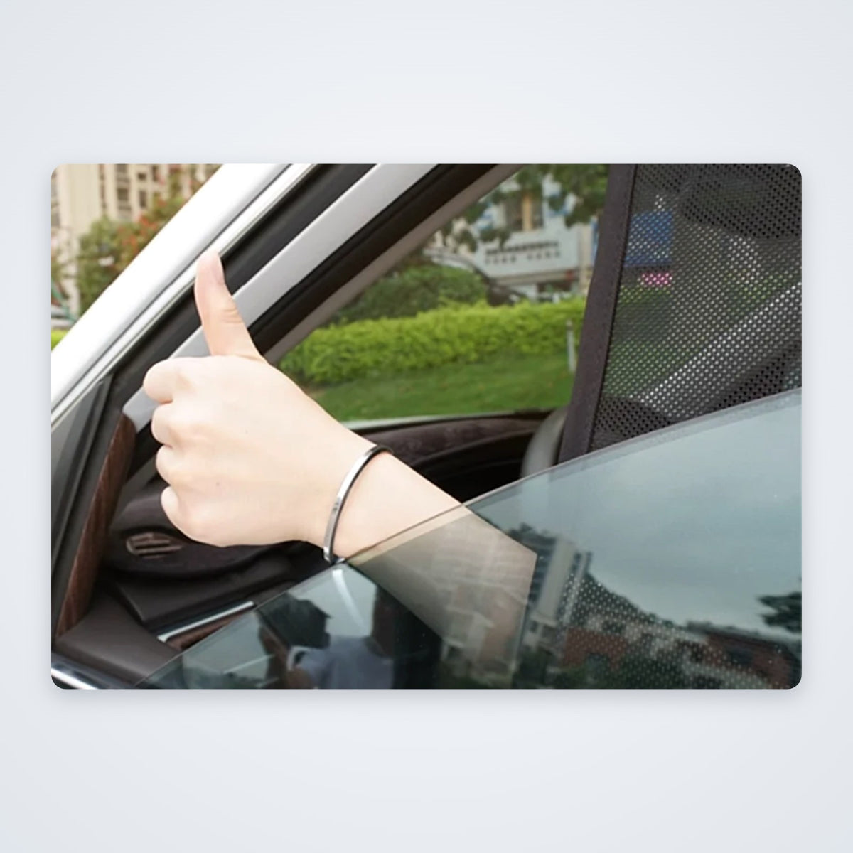 Magnetischer Sonnenschutz für den BYD Seal U – Detailansicht 2
