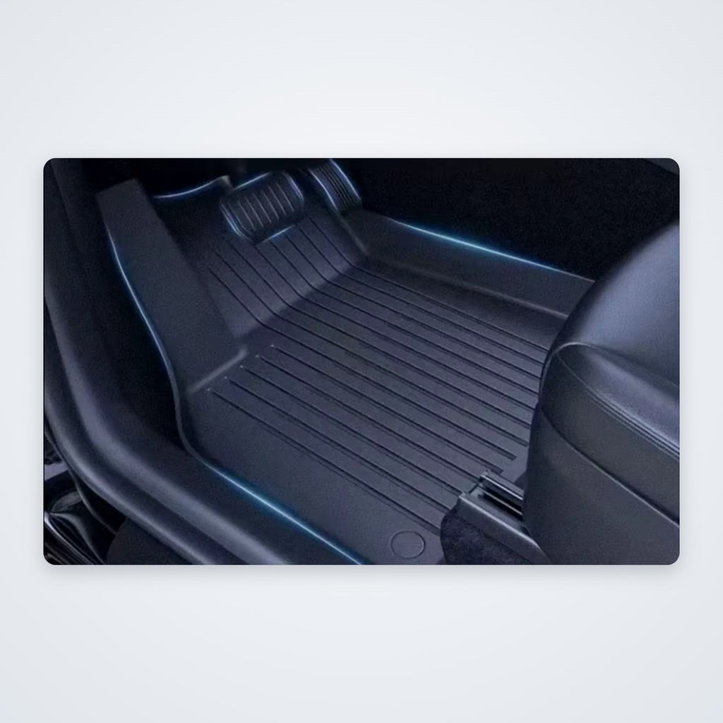 3D-Fußmatte im Fußraum des BYD Atto 3 EVO – Produktansicht