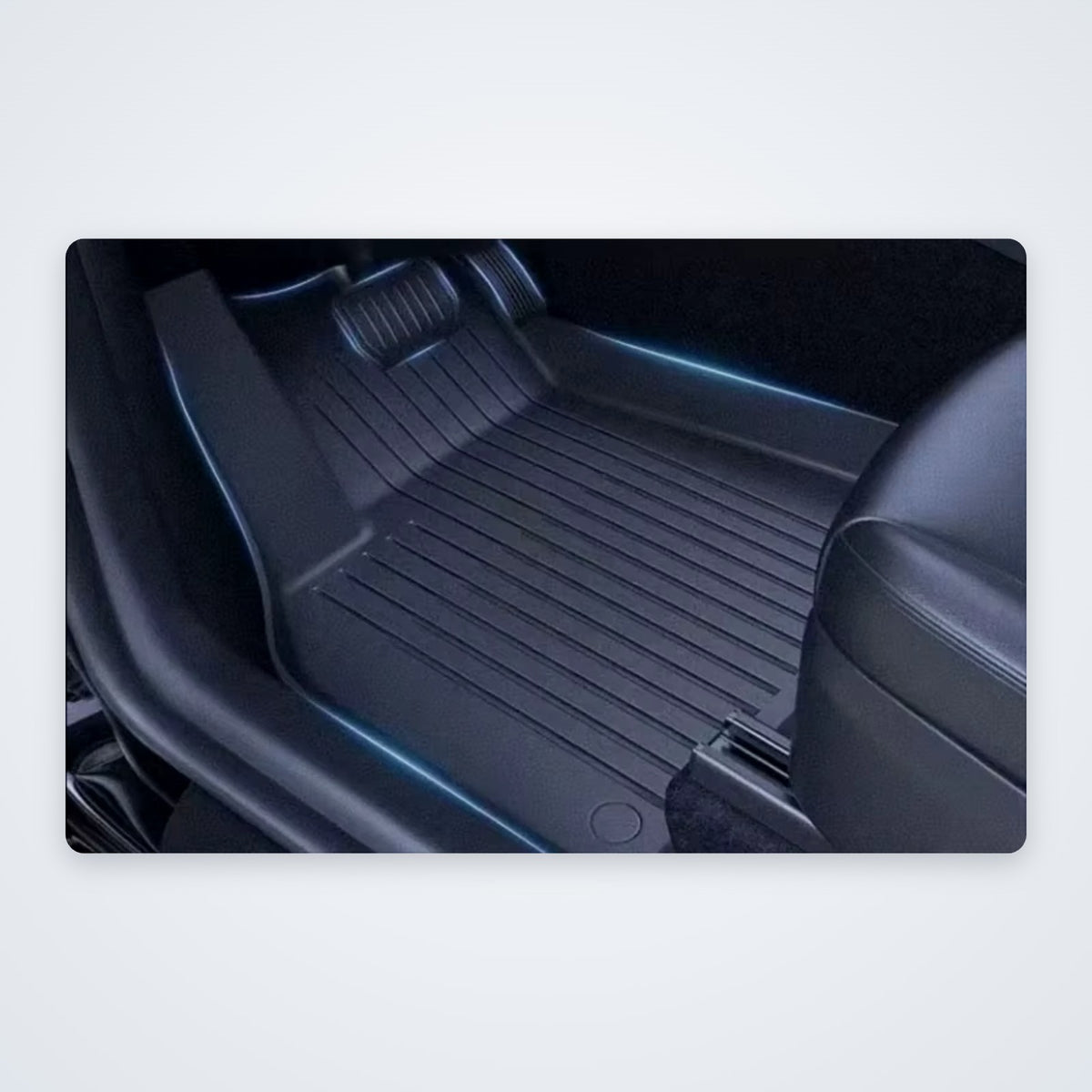 3D-Fußmatte im Fußraum des BYD Atto 3 EVO – Produktansicht