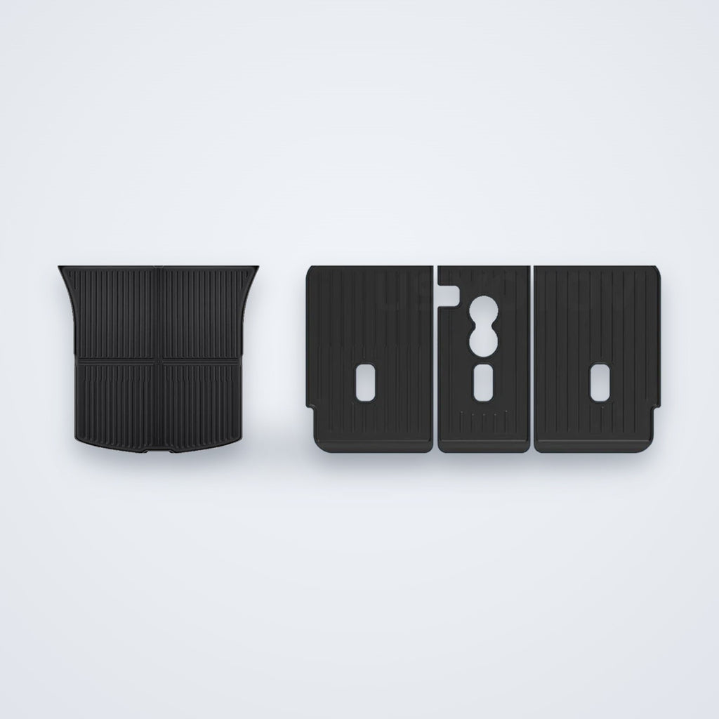 Kofferraummatten-Set 4-teilig für das Tesla Model Y Standard – Produktansicht